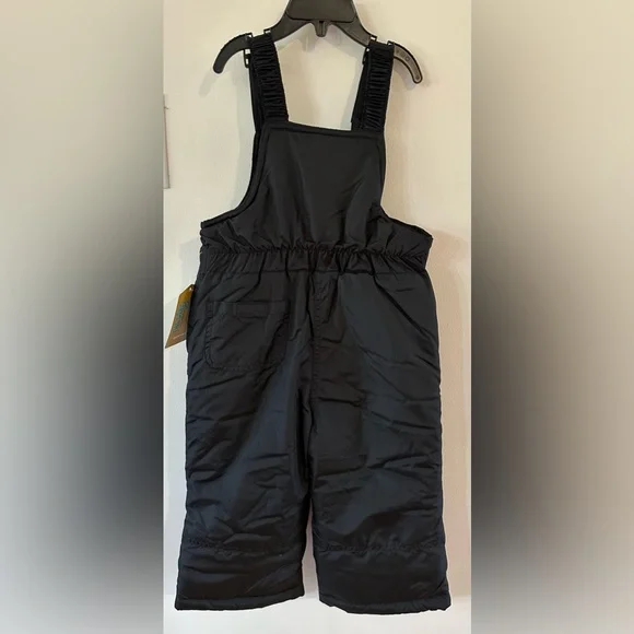 Thereabouts Toddler Unisex Black Snow Bibs NWT Various Sizes - Picture 4 of 9